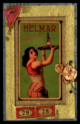 Picture, Helmar Brewing, T206-Helmar Card # 424, Eddie Cicotte, Chest up, blue fence, Chicago White Sox